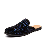 Classic Design Fashion Men Half Shoes Slip on Dress Shoes Casual Half Loafers Men