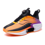 Easy on and off Twist Lock Closure Running Sneakers with Arch Support Cushioning Technology Gradient Midsole for Gym Casual Wear
