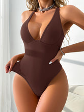 V-neck Extender Bodysuit Solid Slim-fit One-piece Vest Best Sale Crotch Top