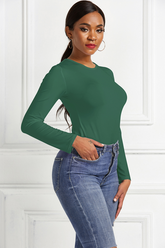 Long Sleeve Women's Bodysuit Exquisite T-shirt Design for Fashion Conscious Women Bodysuit