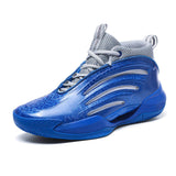 Professional Men High Top Outdoor Sports Sneakers Blank Leather Women Boys Basketball Shoes