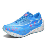 Glow in Dark Max Cushion Running Shoes for Men Breathable Thick Sole Athletic Sneakers Women Vibrant Colorful Walking Trainers