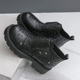 Round Toe Monk Strap Closure Durable Handsome Ankle Men Boots Classic Formal Gentlemen Hot Selling Dress Shoes Other Boots