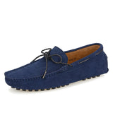 Genuine Leather Slip on Moccasin Shoes Men Loafers Slip on Fashion Dress Shoes
