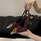 Elegant Black Chic Slingback Pumps with 7CM/9CM Heels for Women