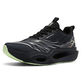 Mens Running Shoes Mint Green Gradient Athletic Sneakers Hollow Out Sole Shock Absorption Lightweight Walking Sport Shoes