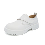 Thick Sole Durable Good Quality Fashion Round Toe Handsome Men White Dress Shoes Loafer for Wedding