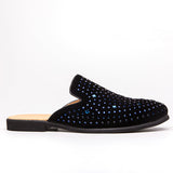 Diamond Blue Shining Half Loafers Comfortable Classy Wholesale Fashion Men Casual Slippers Shoes