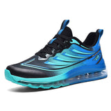 Breathable Men Running Shoes with Air Cushion Sole and Mesh Upper for Comfort Stability and Shock Absorption