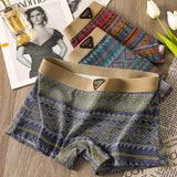 Men's Sustainable Cotton Antibacterial Breathable Underwear With Logo on Waist for Adults