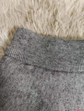 Knitted High-Waisted Fashionable Skirt A-line Skirt