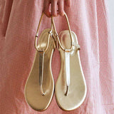 Korean-Inspired Gold High Heel Flip Flops – Trendy & Comfortable Fashion Sandals for Women