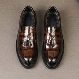Pointed Toe Casual Daily Footwear Handsome Wedding Tassel Loafers Comfortable Classic Men Fashion Dress Shoes