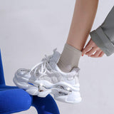 Tenis Feminino Casual Female Running Sports Platform Thick Sole Shoe Pink Sneakers for Women