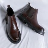 Gentlemen Good Looking Chelsea Ankle Boots Comfortable Wedding Dress Shoes Classy Design Boots for Men