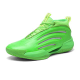 Professional Men High Top Outdoor Sports Sneakers Blank Leather Women Boys Basketball Shoes