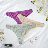 Lace-Up Back Thong Underwear