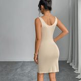 Essential Scoop-Neck Bodycon Mini Dress