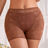 Brown Floral Lace inner Shorts