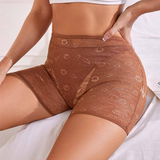 Brown Floral Lace inner Shorts