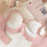 Comfort Seamless Longline Push-Up Bra