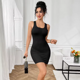 Figure-Hugging Essential Mini Dress