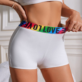 Rainbow 'Love' Band Boyshorts