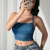 Versatile Lace Decorative Women’s Wire-Free Bra – Breathable Full-Cup Back Closure Strap Bra