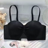 Sweet Pink Lace Ruffle Underwire Bra