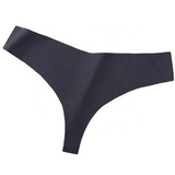 Leopard Print V-Front Seamless Thong