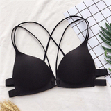 Seamless Multi-Strap Backless Plunge Bralette