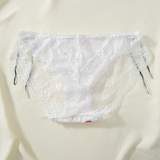 Sweet Peach Print Tie-Side Underwear