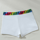 Rainbow 'Love' Band Boyshorts