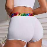 Rainbow 'Love' Band Boyshorts