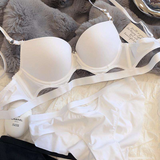 Pink Camouflage Print Push-Up Bra and Panty Set