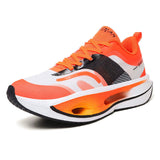 Futuristic Vibrant Design High Performance Athletic Shoes with Shock-Absorbing Sole Durable Rubber Outsole for All Terrains