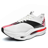 New Mens Lightweight Running Shoes Breathable Mesh Athletic Sneakers With Hollow Cushion Midsole for Road Racing Outdoor Jogging