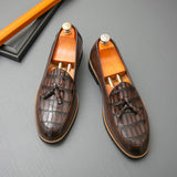 Wedding Party Footwear Casual Slip on Comfortable Lightweight Durable Tassel Loafer Shoes for Men