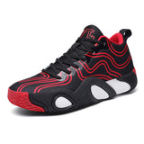 Customize Professional Men Outdoor Sports Sneakers Blank Leather Mesh Women Boys Basketball Shoes