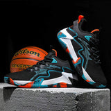 Professional Men Outdoor Sports Sneakers Big Size US 13 14 EU 47 48 Blank Breathable Mesh Basketball Shoes