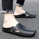 Summer Comfortable Casual Shoes Cool Experience Cowhide Material Good Quality Men Leather Sandals Shoes