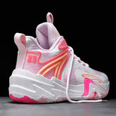 Private Label Men High Quality Cool Kids Sports Sneakers Blank Mesh Breathable Basketball Shoes for Women