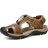 Full Grain Leather Sandals High Performance Wholesale Fashion Pure Leather Men Summer Sandals Shoes for Men