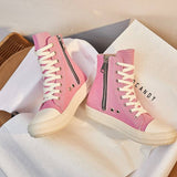 Unisex American Fashion Chaussures 1 Pair Running Sepatu Low Top Ladies Sneakers Trendy Canvas Shoes