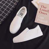 Simple Design China Wholesale Candy Color Slip on Sneaker Trendy Canvas Shoes