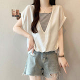 2XL 3XL 4XL Plus Size Short-sleeved T-shirt Women's Summer Loose Women's T-shirts Slimming Going Out Tops