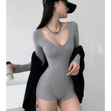 American Style Spice Girl Long - sleeved Pants Women's New Versatile High Waist Slim - fit Slimming Jumpsuit - Zeprah