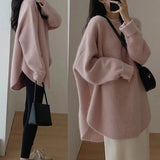 Autumn and Winter Women's Long Korean Style Anti - Pilling Soft Round - Neck Knitwear - Zeprah