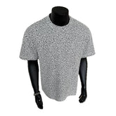 Men's Starry Glitter Heavyweight T-Shirt American Twill Structured Shoulder Short Sleeve Tee Summer Luxury Edgy Stylish Top