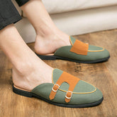 Faux Suede Leather Summer Comfortable Casual Mocassins Leisure Fashion Half Loafer Shoes for Men